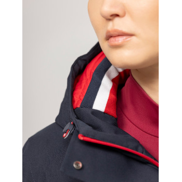 Parka larga Tommy Hilfiger Equestrian Oregon mujer Cielo del desierto Azul