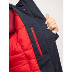 Parka larga Tommy Hilfiger Equestrian Oregon mujer Cielo del desierto Azul