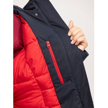 Parka larga Tommy Hilfiger Equestrian Oregon mujer Cielo del desierto Azul