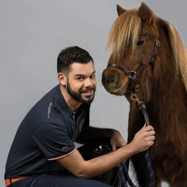 Polo hombre MEXICO Flags & Cup Azul marino