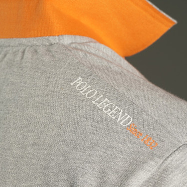 Polo hombre MEXICO Flags & Cup Gris