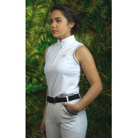 Polo SANTANA SM mujer Flags & Cup Blanco