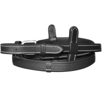 Riendas polyuretano Flags & Cup Negro