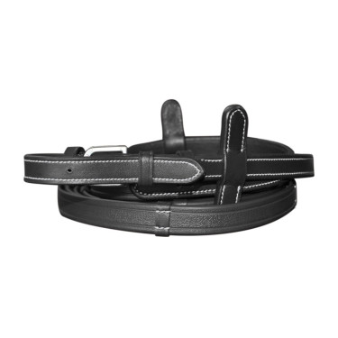 Riendas polyuretano Flags & Cup Negro