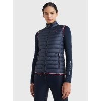 Chaleco sin mangas Tommy Hilfiger Equestrian para mujer, ligero, de plumón reciclado Cielo del desierto Azul Chaleco sin mangas Tommy Hilfiger Equestrian para mujer, ligero, de plumón reciclado Cielo del desierto Azul