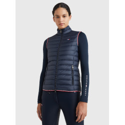 Chaleco sin mangas Tommy Hilfiger Equestrian para mujer, ligero, de plumón reciclado Cielo del desierto Azul Chaleco sin mangas Tommy Hilfiger Equestrian para mujer, ligero, de plumón reciclado Cielo del desierto Azul