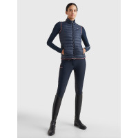 Chaleco sin mangas Tommy Hilfiger Equestrian para mujer, ligero, de plumón reciclado Cielo del desierto Azul Chaleco sin mangas Tommy Hilfiger Equestrian para mujer, ligero, de plumón reciclado Cielo del desierto Azul