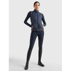 Chaleco sin mangas Tommy Hilfiger Equestrian para mujer, ligero, de plumón reciclado Cielo del desierto Azul Chaleco sin mangas Tommy Hilfiger Equestrian para mujer, ligero, de plumón reciclado Cielo del desierto Azul