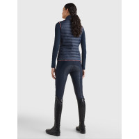 Chaleco sin mangas Tommy Hilfiger Equestrian para mujer, ligero, de plumón reciclado Cielo del desierto Azul Chaleco sin mangas Tommy Hilfiger Equestrian para mujer, ligero, de plumón reciclado Cielo del desierto Azul