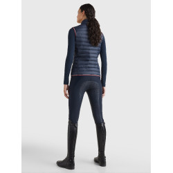 Chaleco sin mangas Tommy Hilfiger Equestrian para mujer, ligero, de plumón reciclado Cielo del desierto Azul Chaleco sin mangas Tommy Hilfiger Equestrian para mujer, ligero, de plumón reciclado Cielo del desierto Azul