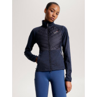 Chaqueta térmica híbrida Tommy Hilfiger Equestrian mujer Cielo del desierto Azul Chaqueta térmica híbrida Tommy Hilfiger Equestrian mujer Cielo del desierto Azul