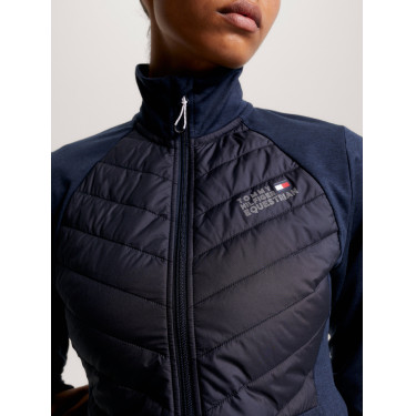 Chaqueta térmica híbrida Tommy Hilfiger Equestrian mujer Cielo del desierto Azul Chaqueta térmica híbrida Tommy Hilfiger Equestrian mujer Cielo del desierto Azul