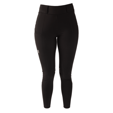 Leggings de equitación Kentucky Classic con grip en la rodilla para mujer Negro