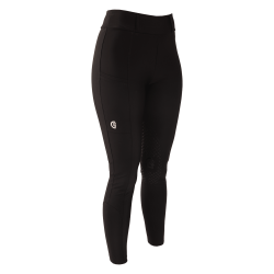 Leggings de equitación Kentucky Classic con grip en la rodilla para mujer Negro