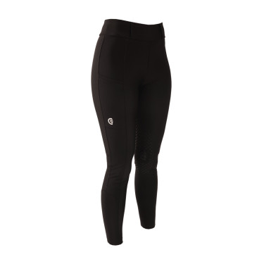 Leggings de equitación Kentucky Classic con grip en la rodilla para mujer Negro