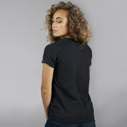 Camiseta Managua mujer Flags & Cup Gris