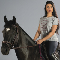 Camiseta Managua mujer Flags & Cup Gris Camiseta Managua mujer Flags & Cup Gris