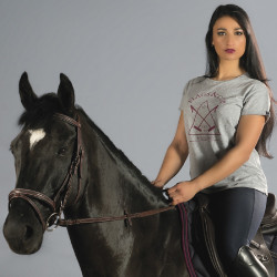 Camiseta Managua mujer Flags & Cup Gris