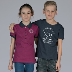 Camiseta infantil CUZCO Banderas & Copa Camiseta infantil CUZCO Banderas & Copa