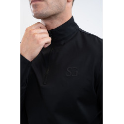 Polo SG x Harcour Minka hombre Negro Polo SG x Harcour Minka hombre Negro