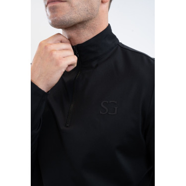 Polo SG x Harcour Minka hombre Negro Polo SG x Harcour Minka hombre Negro