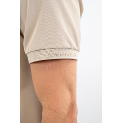 Polo SG x Harcour Nino homme Lino Beige Polo SG x Harcour Nino homme Lino Beige