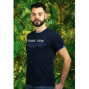 Camiseta para hombre TIAPARO Flags & Cup