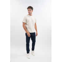 Camiseta SG x Harcour Lucky de manga corta Lino Beige