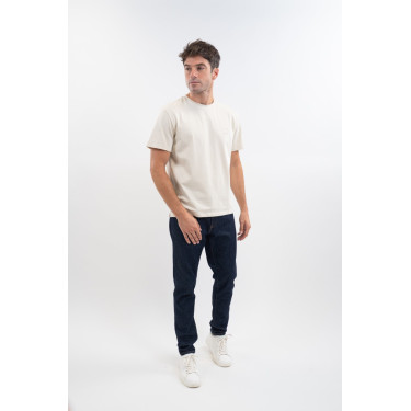 Camiseta SG x Harcour Lucky de manga corta Lino Beige Camiseta SG x Harcour Lucky de manga corta Lino Beige