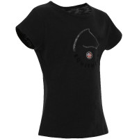 Camiseta infantil EQUITHÈME 'Claire' Negro Camiseta infantil EQUITHÈME 'Claire' Negro
