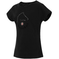 Camiseta infantil EQUITHÈME 'Claire' Azul Mónaco