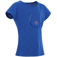 Camiseta infantil EQUITHÈME 'Claire' Azul Mónaco