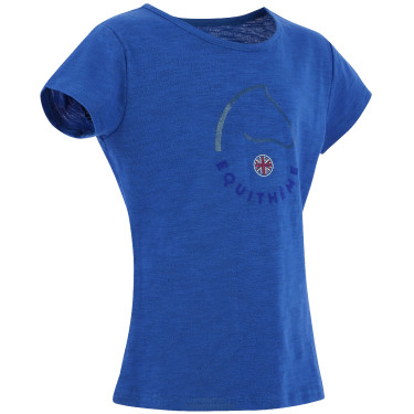Camiseta infantil EQUITHÈME 'Claire' Azul Mónaco Camiseta infantil EQUITHÈME 'Claire' Azul Mónaco