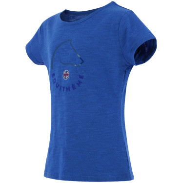 Camiseta infantil EQUITHÈME 'Claire' Azul Mónaco Camiseta infantil EQUITHÈME 'Claire' Azul Mónaco