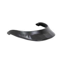 Visera de cuero para casco NACA Negro