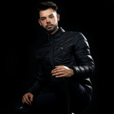 Chaqueta light Reso hombre Flags & Cup Azul marino