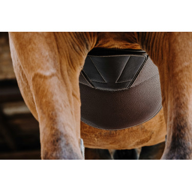 Cincha con babero Magnet Norton Havana Marrón