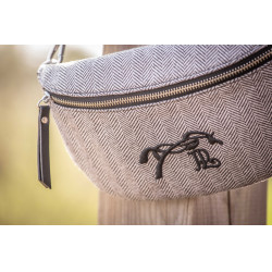 Riñonera PENELOPE Chevron Negro