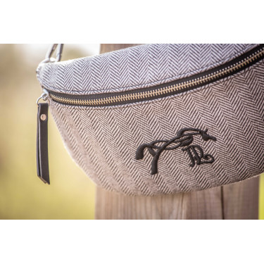 Riñonera PENELOPE Chevron Negro