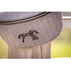 Riñonera PENELOPE Chevron Negro