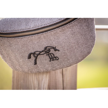 Riñonera PENELOPE Chevron Negro