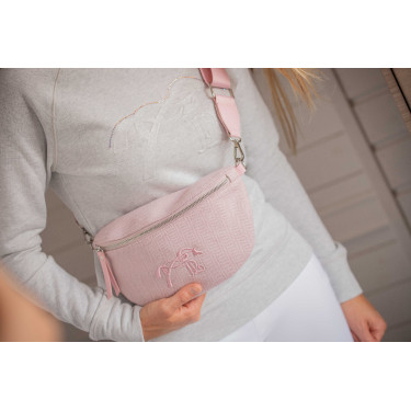 Riñonera PENELOPE Chevron Rosa