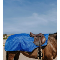 Manta riñonera Equithème - TYREX Aisance 1200D Azul real