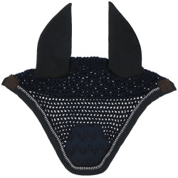 Bonete antimoscas Equithème Brocart Marino Azul marino