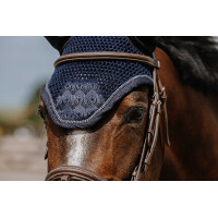 Bonete antimoscas Equithème Brocart Marino Azul marino