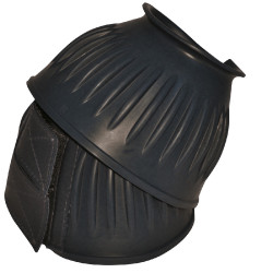 Campanas estriadas con velcro Kris par Negro