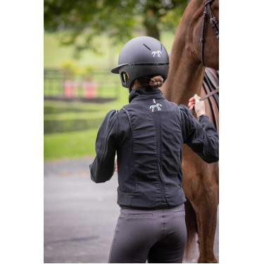 Casco PENELOPE visera larga Negro mate