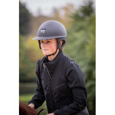 Casco PENELOPE visera larga Negro mate