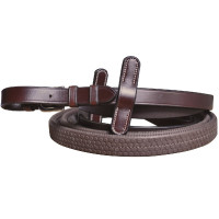 Riendas goma Lexington 16 mm Castaño