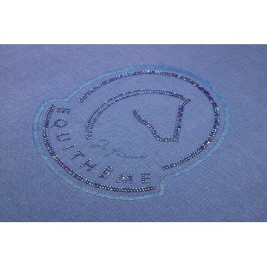 Camiseta Je t'aime EQUITHÈME - Rosalie Púrpura Violeta